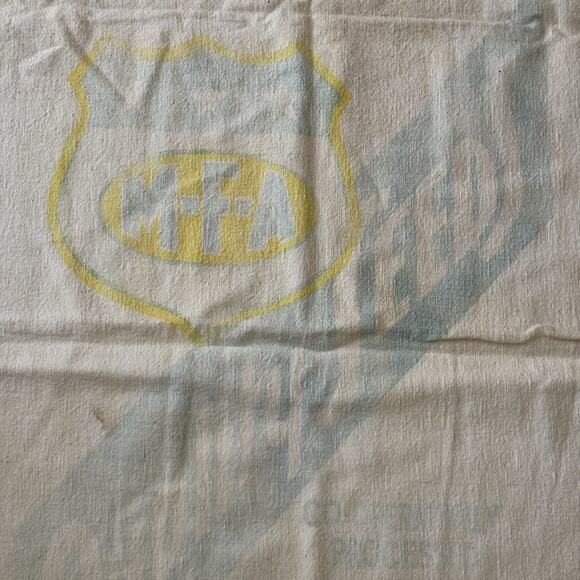 Vintage Seed Cloth Sack MFA Quality Seed Springfield Missouri R.T-257 100 LBS. - Picture 2 of 10